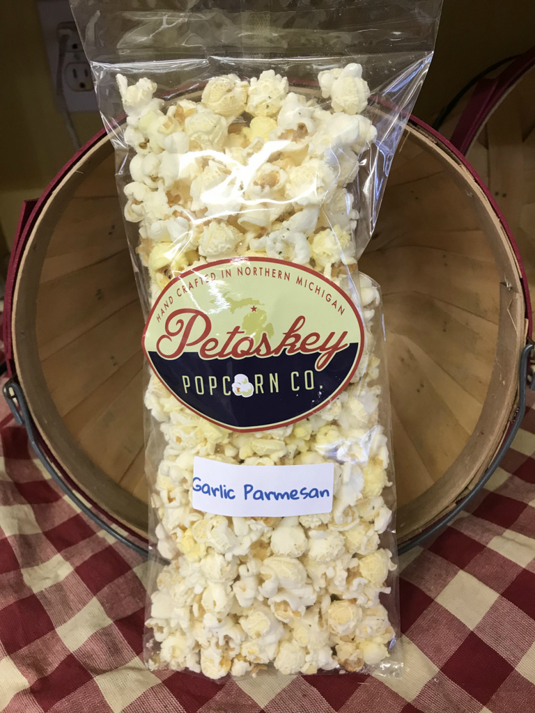 Garlic Parmesan Seasoned Small Batch Popcorn